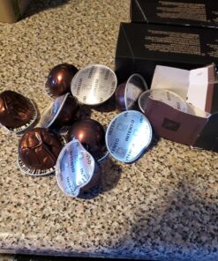 Nespresso Capsules VertuoLine, Intenso, Dark Roast Coffee, Coffee Pods, Brews 7.77 Ounce (VERTUOLINE ONLY), 10 Count (Pack of 3) 10 Count (Pack of 3) 42 A1XSTBw32mL