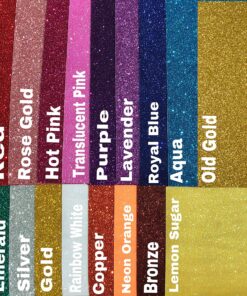 Siser EasyWeed Heat Transfer Iron On Vinyl 5 12"x15" Choose Any Combination of 5 Colors 12”x15” EasyWeed or 10”x12” Glitter 25 A1Y2AR5RPBL