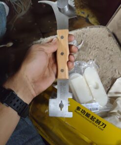 WEICHUAN Multifunction Hive Scraper Tool with Wooden Handle - Beekeeping Equipment Bee Hive Hand Tool Beekeeper Tool 35 A1YA1eZcIkL