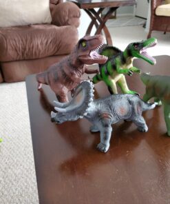 Boley 5 Piece Jumbo Dinosaur Set - Kids, Children, Toddlers Highly Detailed, Realistic Toy Set for Dinosaur Lovers - Perfect for Party Favors, Birthday Gifts, and More 5 Dino Set 59 A1YIlWTFnL