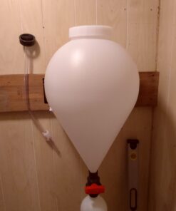 FASTFERMENT - FFT FastFerment Conical Fermenter 7.9 Gallon HomeBrew Kit BPA Free Food grade Primary Carboy Fermenter: Beer Brewing, Wine Fermentation or a Hard Cider brewing kit. Wall mount included 32 A1Yk1oVIdL