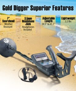 Bounty Hunter Gold Digger Metal Detector, One size, Grey 27 A1YppCOE99L