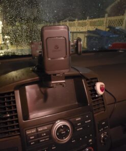 ZeeHoo Wireless Car Charger,15W Fast Charging Auto-Clamping Car Mount,Windshield Dash Air Vent Phone Holder for iPhone 15 14 13 12 Mini 11 Pro Max XS XR Black 45 A1Z1ZmifOL