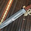 Hunting Knife - Damascus Steel - Handmade Knife - Work of Art 40 A1Zt7Dq7TIL