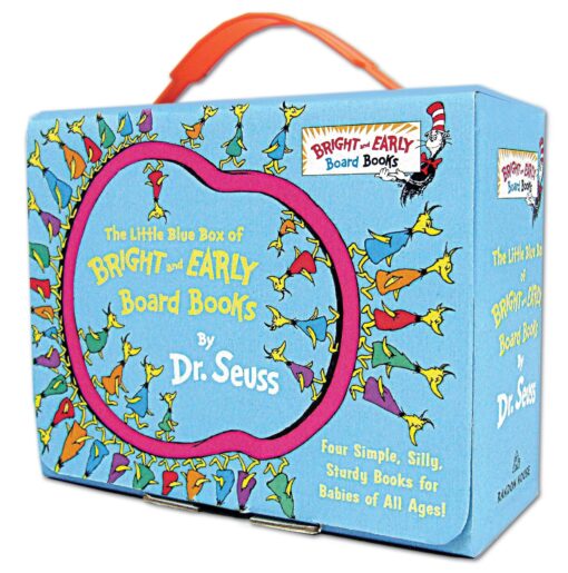 The Little Blue Boxed Set of Bright and Early Board Books by Dr. Seuss: Hop on Pop; Oh, the Thinks You Can Think!; Ten Apples Up On Top!; The Shape of ... Other Stuff (Bright & Early Board Books(TM))