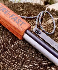 Fire-Fast Trekker. Best Emergency Waterproof Survival Fire Starter. Magnesium and Euro Fire Steel Ferro Rod. Compact Durable Tool for Bushcraft, Camping, Backpacking, Hiking, Hunting, or Bug Out Bag 1 Pack 27 A1aWOxopQOL