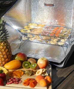 Sunflair Portable Solar Oven Deluxe with Complete Cookware, Dehydrating Racks and Thermometer 20 A1ai8fSia1L