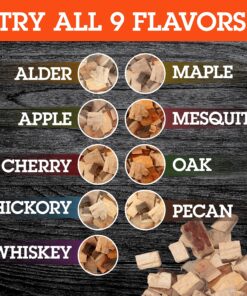 Camerons All Natural Apple Wood Chunks for Smoking Meat -840 Cu. in. Box, Approx 10 Pounds- Kiln Dried Large Cut BBQ Wood Chips for Smoker - Barbecue Chunks Smoker Accessories 17 A1axMW0zzzL