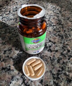 Garden of Life Raw B Complex - Vitamin Code - 60 Vegan Capsules, High Potency Vitamins for Energy & Metabolism with B2 Riboflavin, B1, B3, B6, Folate, B12 as Methylcobalamin & Biotin Plus Probiotics Unflavored 60 Count (Pack of 1) 30 A1ay4BJDxOL