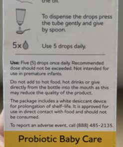 BioGaia Protectis Baby Probiotic Drops + Vitamin D | Reduces Colic, Gas & Spit-ups | Healthy Poops | Reduces Crying & Fussing & Promotes Digestive Comfort | Newborns, Babies & Infants | 0.34 oz 0.34 Fl Oz (Pack of 1) 33 A1b9JQ6UqGL