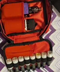 Empty Multi-Functional Carrying case with Non Slip Elastic Bands for Storing RDA RTA Tank and Mod Batteries and Coil Tools and Liquid Bottles(Red) Red 30 A1bTEUou 9L 1