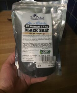 Viva Doria Hawaiian Black Lava Sea Salt, Fine Grain, Lava Salt, 2 lb (907 g) 11 A1bWkjVZxeL