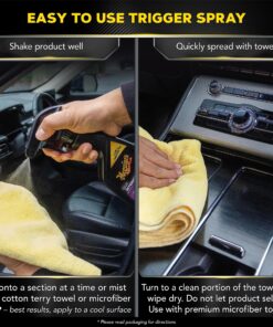 Meguiar’s Quik Interior Detailer - This Non-Greasy Formula Cleans and Protects All Interior Surfaces - Easy Cleaning and Interior Detailer - 16 Oz Quik Detailer Cleaner 23 A1bdC4siJdL