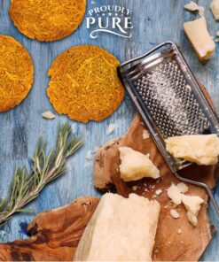 Proudly Pure Parmesan Cheese Crisps - Keto Snacks Zero Carb Crunchy Delicious Healthy 100% Natural Aged Cheesy Parm Crisps Wheat, Soy & Gluten Free Keto Crackers Low Carb Snacks (4 PACK Rosemary Thyme) 2.50 Ounce (Pack of 4) 17 A1bfJuX8ZUL