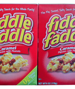 Fiddle Faddle Caramel Popcorn With Peanuts, 6 Oz (Pack of 2) 6 Ounce (Pack of 2)