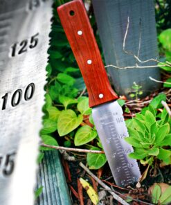 Kiwi Trading - Hori Hori Garden Knife - with Sheath. This Japanese Hori Hori Knife Tool Makes a Great Gardening Gift - Use as a Soil Knife for Sod or as an Ultimate Gardening Knife for Weeding 16 A1cL9Y7XRkL