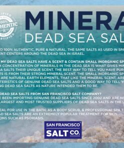Minera Dead Sea Salt - 2 lb. Bag Fine Grain 23 A1cU44R3OzL