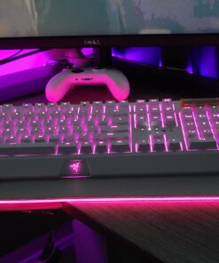 Razer BlackWidow X Chroma Mechanical Gaming Keyboard: Green Key Switches - Tactile & Clicky - Chroma RGB Lighting - Military-Grade Metal Construction - Mercury White RGB Mercury 30 A1caeYJ9w6L 2