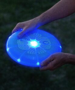 Nite Ize Flashflight LED Light Up Flying Disc Replaceable Batteries Blue 24 A1cn86ssazL