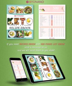 Keto Diet Cheat Sheet Fridge Magnet Charts for Diet Foods - 12 Pcs Quick Reference Guide with 228 Foods - Including PDF Ketogenic Recipes Books for Beginners Weight Loss Plan 26 A1ctlvfsO S