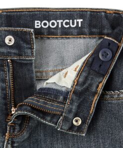 The Children's Place Boys' Basic Bootcut Jeans 7 Dustbowl Wash Single 8 A1e N9PRw L