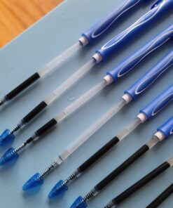 BIC Gel-ocity Quick Dry Blue Gel Pens, Medium Point (0.7mm), 12-Count Pack, Retractable Gel Pens With Comfortable Full Grip 12 Count (Pack of 1) 27 A1eUiPWkSDL