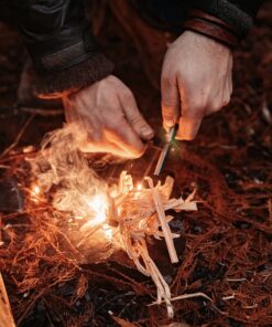 überleben Zünden Fire Starter - Traditional Ferro Rod, Handcrafted Wood Handle - 5/16", 3/8", & 1/2" Thick Fire Steel - 12,000-20,000 Strikes - Survival Igniter with Neck Lanyard & Multi-Tool Striker Trad 5/16" 20 A1ekE6sz2XL