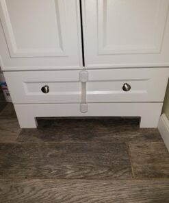 Child Safety Strap Locks (4 Pack) for Fridge, Cabinets, Drawers, Dishwasher, Toilet, 3M Adhesive No Drilling - Jool Baby 4 Count (Pack of 1) 25 A1fD9q48koL 1