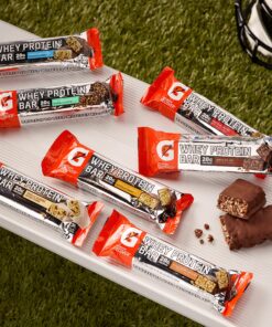 Gatorade Whey Protein Bars, Mint Chocolate Crunch, 2.8 oz bars (Pack of 12, 20g of protein per bar) 12 Count (Pack of 1) 19 A1fiiX9k0aL 1
