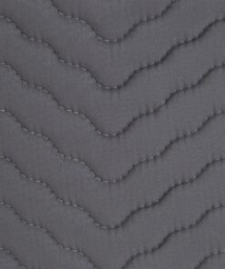 Richards Homewares China Storage Chest, for Starter 4-Piece Set, Quilted Micro Fiber-Gray 14 A1g6K 6GAfL