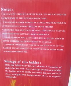 Hausse Retractable 3 Story Fire Escape Ladder, 25 Feet 13 A1gM9U ZN6L