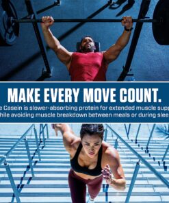 Dymatize Elite Casein Protein Powder, Slow Absorbing with Muscle Building Amino Acids, 100% Micellar Casein, 25g Protein, 5.4g BCAAs & 2.3g Leucine, Helps Overnight Recovery, Rich Chocolate, 4 Pound 4 Pound (Pack of 1) 23 A1gZTEddoL 1