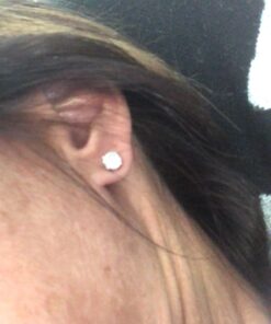 Most Secure Locking Earring Back Lifter Platinum by Chrysmela Automatically Fit Lock Lift earrings hypoallergenic patented in the US UK France Italy and Japan Platinum with Disc 32 A1giIe5KWXL