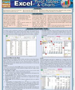 Excel: Pivot Tables & Charts (Quick Study Computer) Pamphlet 6 A1hMT7YGIiL