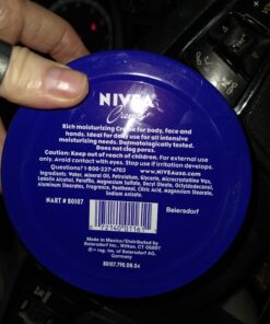 NIVEA Creme Body, Face and Hand Moisturizing Cream, 13.5 Oz Tin 13.5 Ounce (Pack of 1) 40 A1hWwDDIPrL