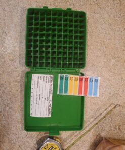 MTM 100 Round Flip-Top Ammo Box 40/45/10MM Cal Green Round Flip-Top Box 15 A1hjGUz2ZEL