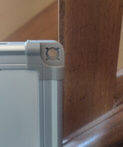 Lockways Magnetic Dry Erase Board, 36 x 24 Inch Magnetic Whiteboard White Board, 1 Dry Erase Markers, 2 Magnets for School, Home, Office Silver frame 36 x 24 Inch 27 A1i1u6OOlvL