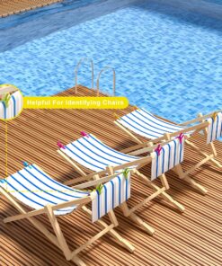 ECROCY Beach Chair Towel Clips on Cruise, 8 Pack Large Clamps,Clothes Pegs,Beach Towel Holder to Keep Your Towel from Blowing Away,Heavy Duty and in Bright Colors Single Thickness - 8 Pack 12 A1i4dJwVmkL