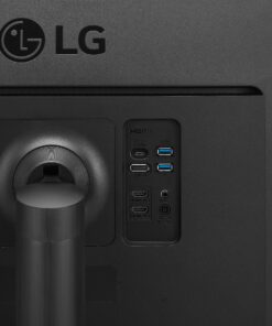 LG 34WN80C-B UltraWide Monitor 34” 21:9 Curved WQHD (3440 x 1440) IPS Display, USB Type-C (60W PD) , sRGB 99% Color Gamut, 3-Side Virtually Borderless Design, Tilt/Height Adjustable Stand - Black Power Delivery : 60W 34 A1iCmNQxGEL