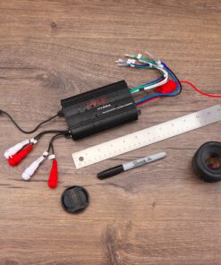 Pyle Hydra Marine Amplifier - Upgraded Elite Series 800 Watt 4 Channel Micro Amplifier - Waterproof, GAIN Level Controls, RCA Stereo Input, 3.5mm Jack, MP3 & Volume Control (PLMRMP3B) Standard Packaging 19 A1iJqpXiMTL