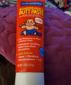 Boudreaux's Butt Paste Maximum Strength Diaper Rash Cream, Ointment for Baby, 4 oz Tube 4 Ounce 33 A1ifTfyteiL