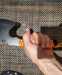 UST Parahatchet FS Camping Axe with Stainless Steel Blade Including 3 Hex Wrenches and Rope Cutter, Paracord-Wrapped Handle and Magnesium Fire Starter for Camping, Backpacking, Hunting and the Outdoors 20 A1j1Kl1Zl8L