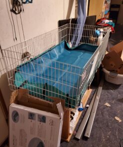 MidWest Homes for Pets Canvas Bottom (Replacement Part) for Guinea Pig Habitat Model 171GH & Guinea Pig Habitat 'Plus' Model 171GHP 47.3"L x 23.8"W x 4.3"H 32 A1j7GtJQM5L