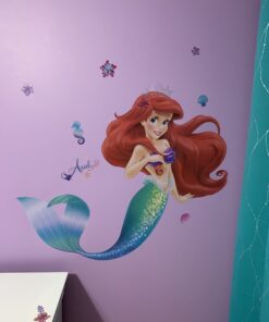 RoomMates RMK2360GM The Little Mermaid Ariel Peel and Stick Giant Wall Decals Pack of 1 Multicolor 24 A1jEfUkdXLL