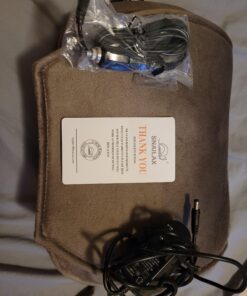 Snailax Shiatsu Massage Pillow with Heat -Deep Kneading Neck Shoulder Lumbar Calf Leg Foot Back Massager, Plush Cozy Design, Gifts for Men Woman 15.7" x 9.6" x 3.9" 35 A1jaimAEqFL