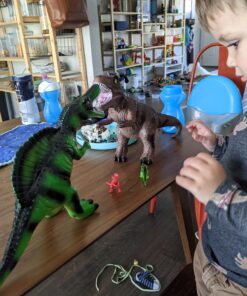 Boley 5 Piece Jumbo Dinosaur Set - Kids, Children, Toddlers Highly Detailed, Realistic Toy Set for Dinosaur Lovers - Perfect for Party Favors, Birthday Gifts, and More 5 Dino Set 75 A1jhYPNhjaL
