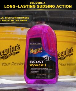 Meguiar's M4364 Marine/RV Boat Wash – 64 Oz Container 64 Ounce 15 A1kVL7Js2xL