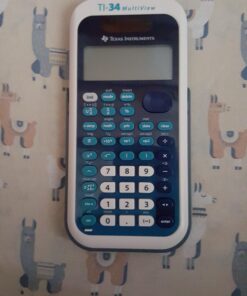 Texas Instruments TI-34 MultiView Scientific Calculator Blue, White Single Pack 37 A1lQWY4DlLL