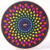 JFIT Balance Board, 15.4” – 360° Rotation, for Balance, Coordination, Posture - Large, Wooden Wobble Boards with 18° Tilting Angle for Workouts - Premium Core Trainer Equipment Kaleidoscope 44 A1mV5O lXTL