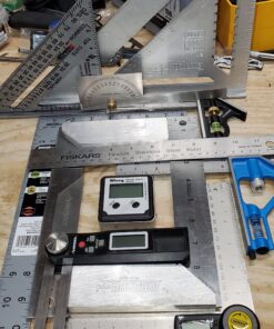 General Tools Digital Angle Finder Ruler #822 - 5" Stainless Steel Woodworking Protractor Tool with Large LCD Display 5-Inch 30 A1msGVRQzQL